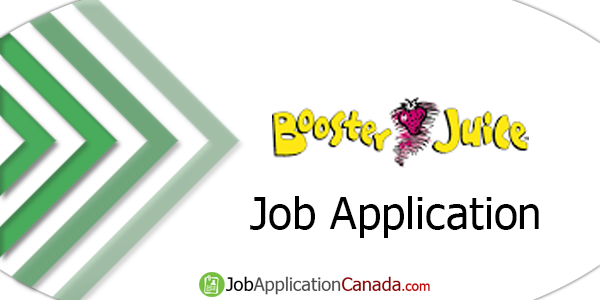 Booster Juice Job Application